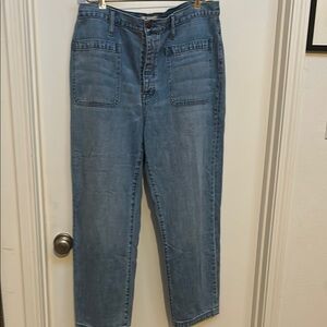 Madewell Dad Jeans Casual Light weight Blue Jeans Sz 32 fit womens 12/14
